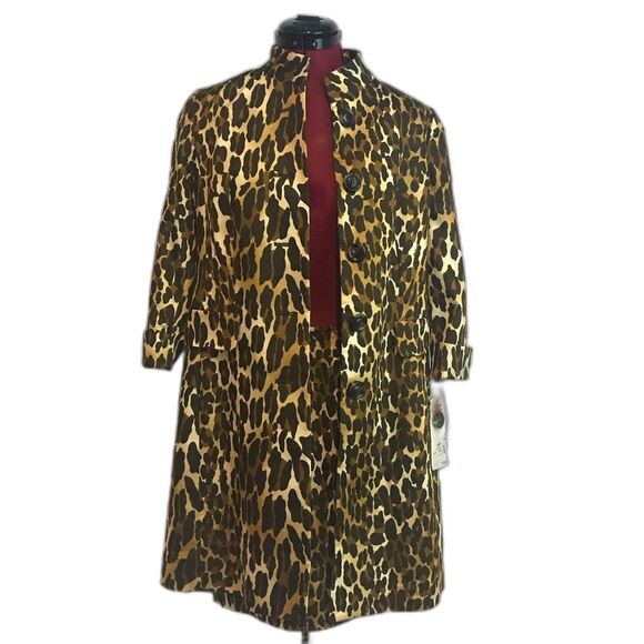 Kasper Skirt Suit Women's Size 4P Leopard Print 2-Piece Set Skirt & Blazer NWT - Picture 5 of 9